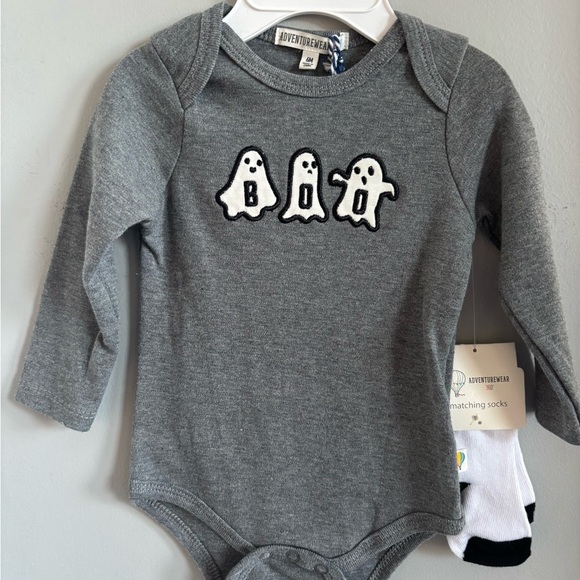 NWT Adventurewear 360 Baby Boys Knit Halloween Boo 4-Piece set - Picture 5 of 10